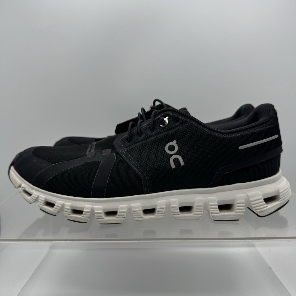 On Running Cloud 6 Black White Athletic Shoes Sneakers 3WF10060299 Women's 10.5